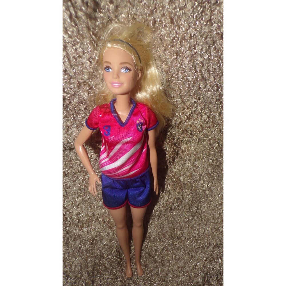 Barbie You Can Be Anything Careers Soccer player blonde doll
